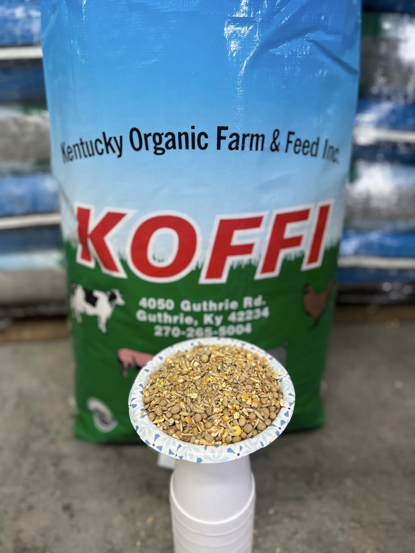 Organic Goat Grain Mix (16%) (2,000lb Tote) (Code 228)