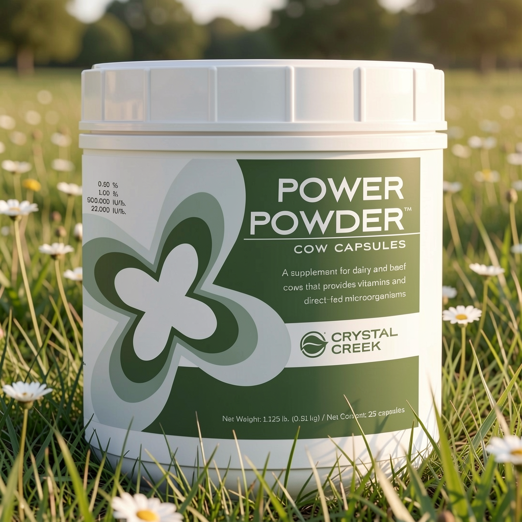 Crystal Creek® Power Powder™ Cow Capsules (250 Count)
