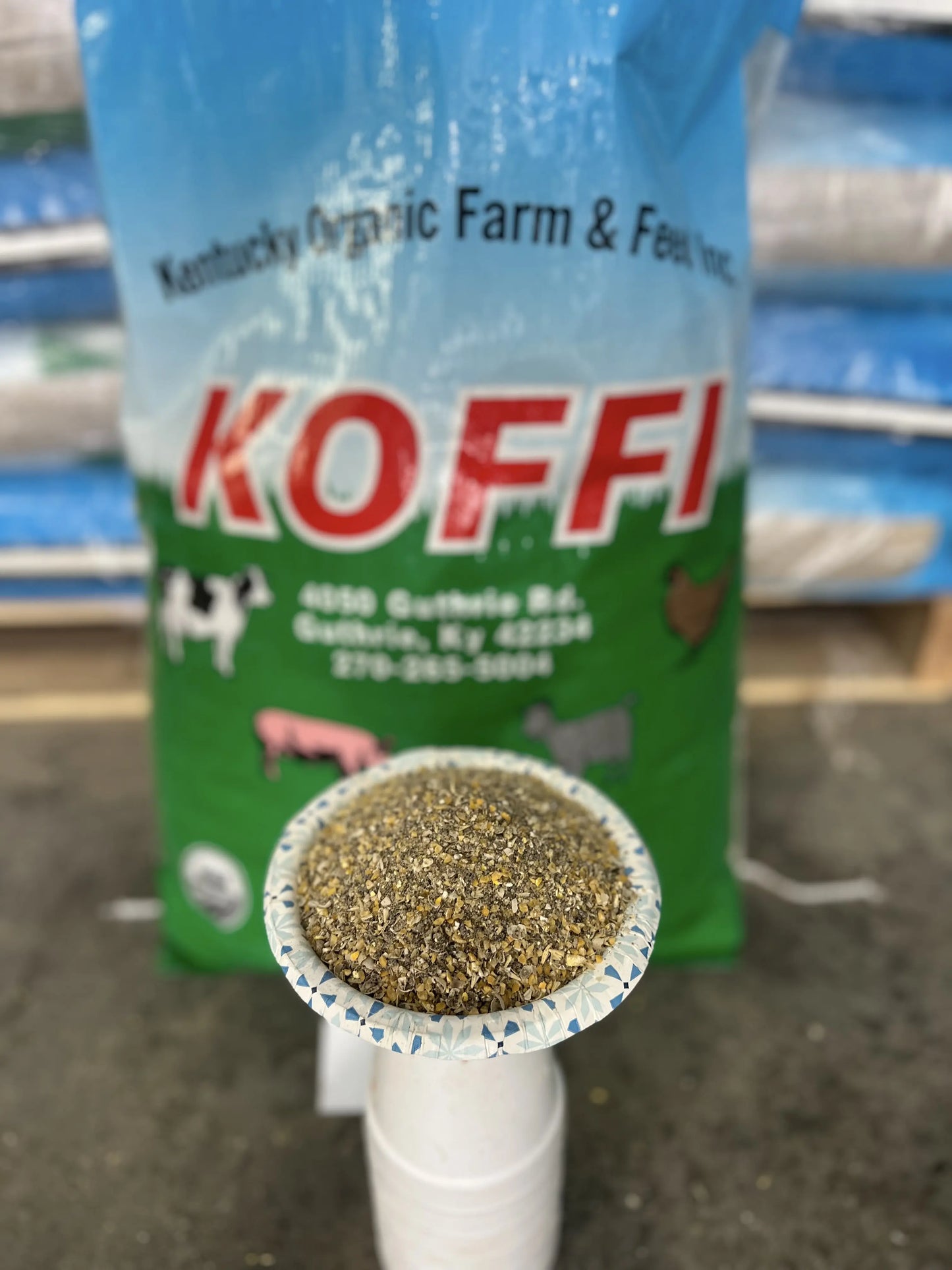 Organic Soy PR Free Broiler Grower (20%) (2,000lb Tote) (Code 240)