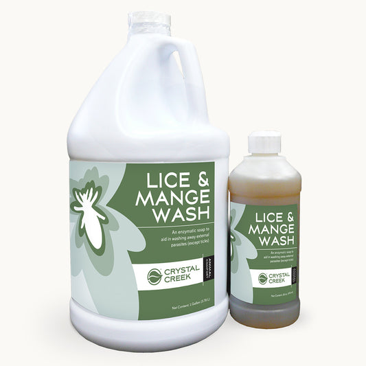 Crystal Creek® Lice & Mange Wash (1 Gallon)
