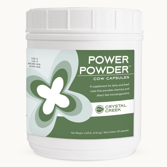 Crystal Creek® Power Powder™ Cow Capsules (250 Count)