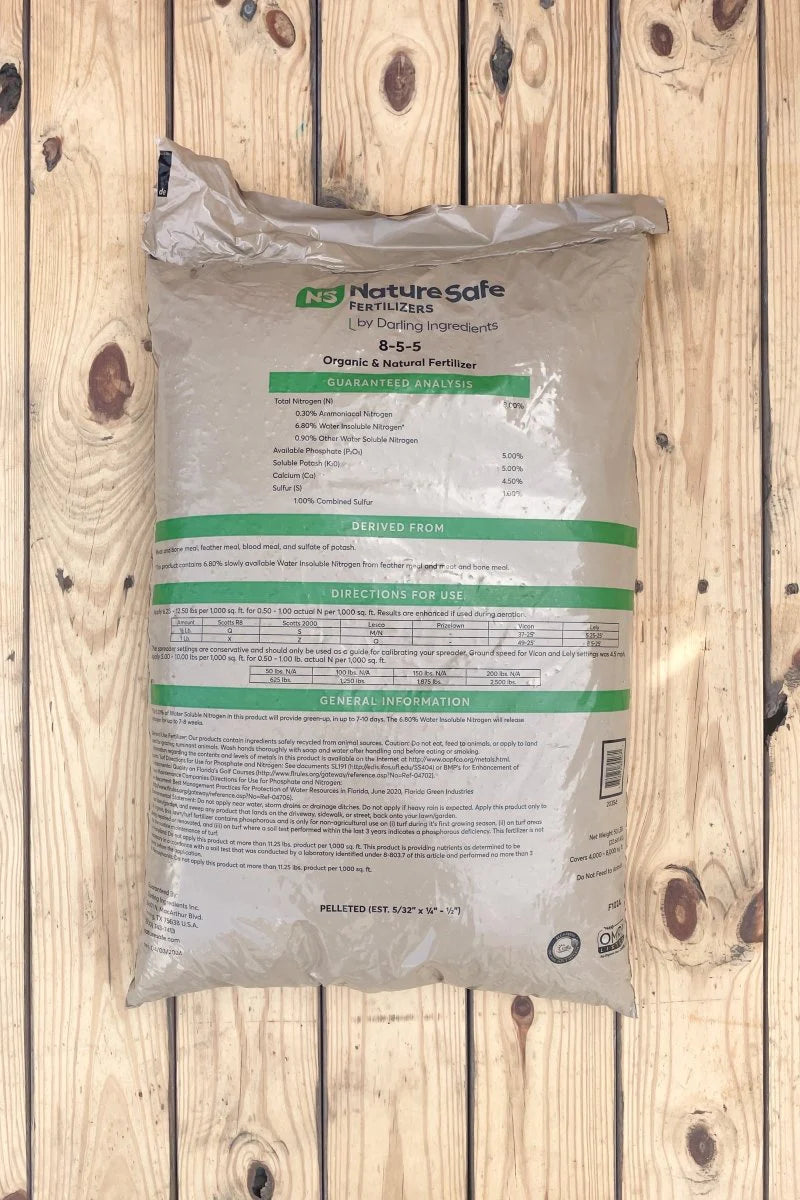 Nature Safe Starter Fertilizer (8-5-5) (50lb Bag)