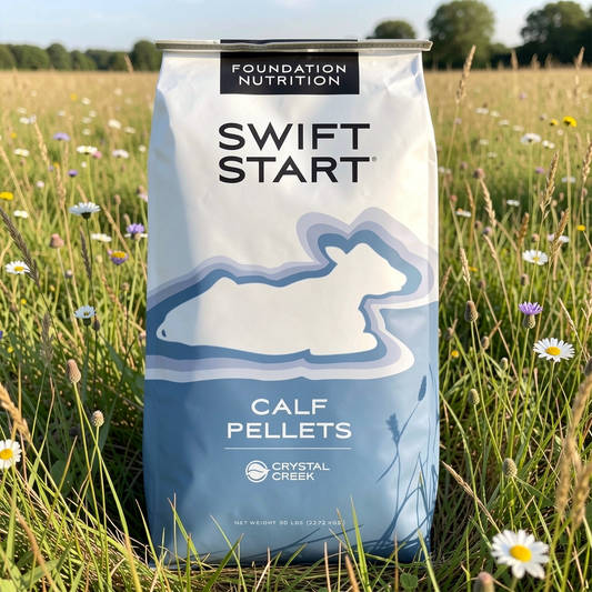 Crystal Creek® Swift Start® Calf Pellets (50lb Bag)