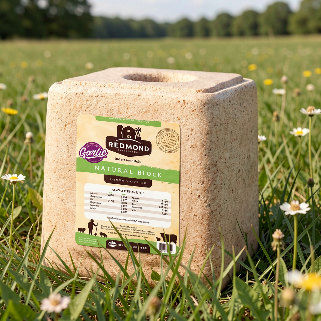 Redmond Salt Block with Garlic (25lb Block) (Code 272) – Kentucky ...